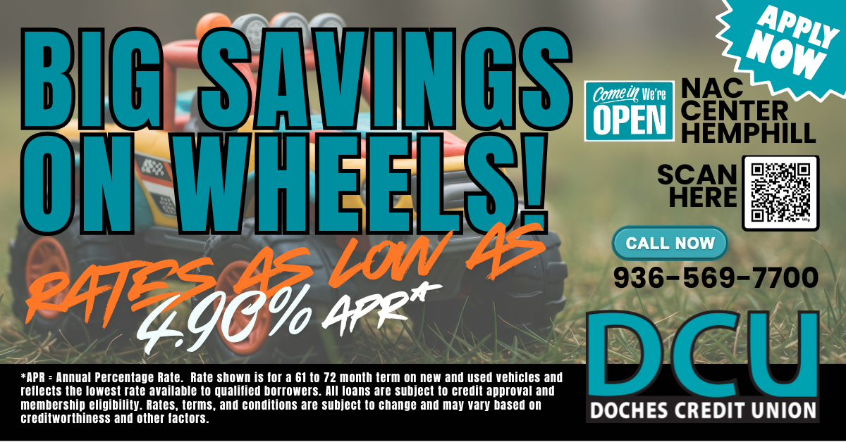 Big Wheels, 4.99% Loan Rates